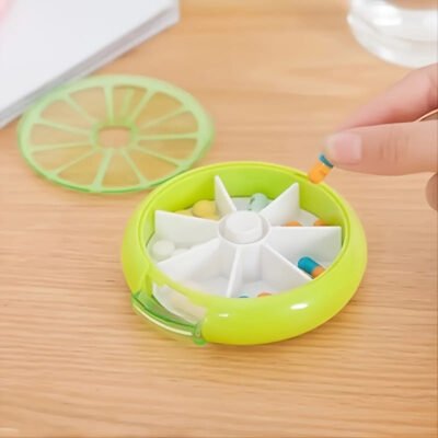 Rotating Pill Box Organizer