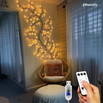 96 LED Warm White Tree Branch Lamp