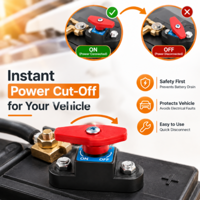 Universal Car Battery Disconnect Switch