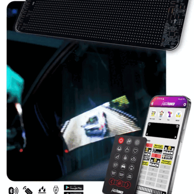 Customizable LED Matrix Display for Car