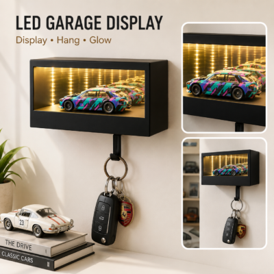 Rechargeable LED Smart Garage Mirror Keychain