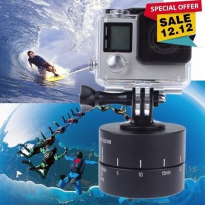 360° Auto-Rotate Time-Lapse Phone Stand